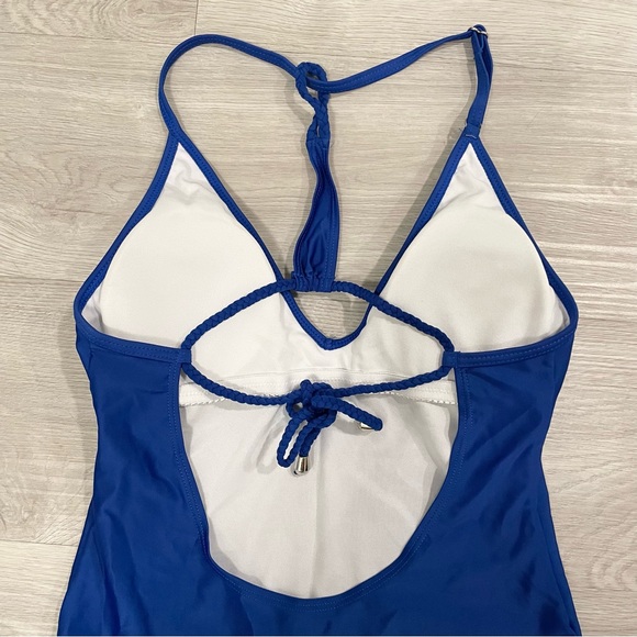 Tie Back One Piece Bathing Suit - Picture 5 of 6